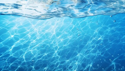 Obraz premium blue water splash