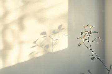 autumn leaves on the wall