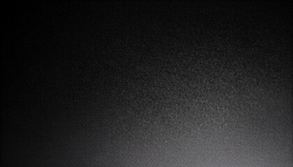 Striking Monochrome Abstract Noise Texture Banner with a Black Gradient Background, Conveying a Grainy and Mysterious Mood.