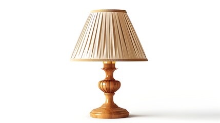 A table lamp isolated on white background