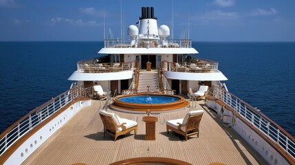 Luxurious yacht experience on the open sea mediterranean lifestyle daylight aesthetic relaxation journey
