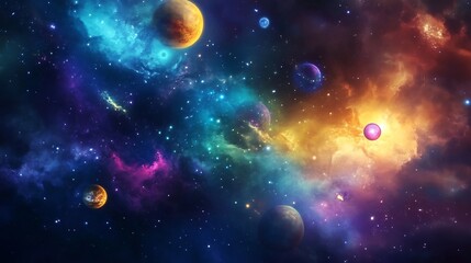 Cosmic symbolism highlighted glowing planetary alignments mystical astrology and spiritual energy reflecting divine influence