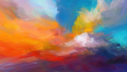 Vibrant Multicolored Abstract Artwork A Captivating Fragment Showcasing a Bright Texture and Intricate Layers of Contemporary Art