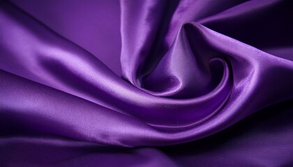 Obraz premium purple satin history shiny smooth fluid ripples liquid silky easy and reflective material fabric beautiful feminine wallpaper history backdrop with copy area