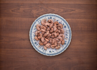Cashews on a plate