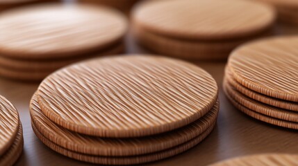 Freshly baked cookies arranged on a table with a warm and inviting atmosphere