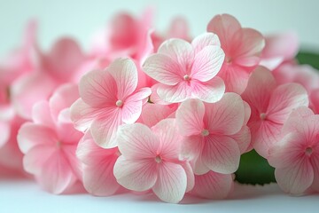 Obraz premium A close-up shot of a beautiful pink flower arrangement, ideal for use in lifestyle, floral, or beauty-themed contexts