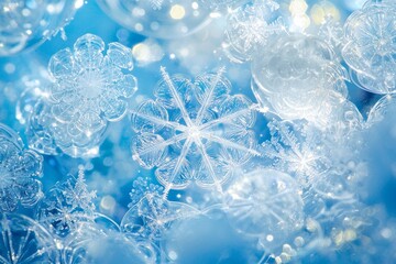 Frosty Snowflake Patterns