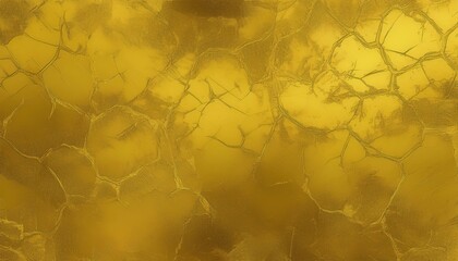 Authentic Grunge Texture Wallpaper with Rustic Yellow Metal Paint Cracks and Distressed Wall Background, Inspiring Industrial Vibes