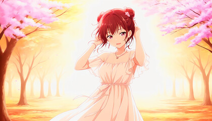 お団子ワンピース