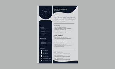  Elegant CV Templates for Job Seekers – Editable and Customizable Layouts & Creative Resume Designs Perfect for Professionals and Freshers.