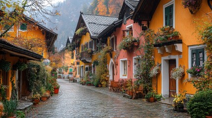 Fototapeta premium hallstatt austrai