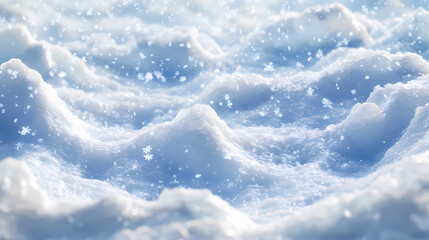 Obraz premium Melt snow in winter. snow caps. blizzards. snowy weather. falling snow flakes. snowfall dust freeze granules. snowstorm. icicles, snowballs and snowdrifts. Stardrift. Illustration