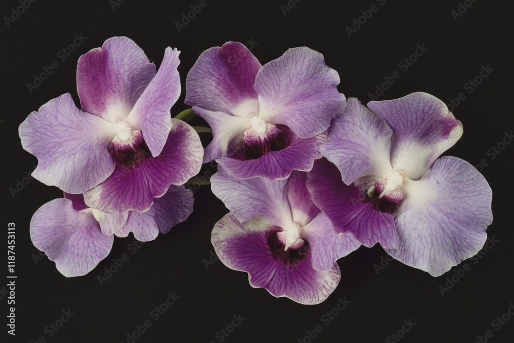 Poster a collection of colorful flowers set against a dark background, great for use in design or as a symb
