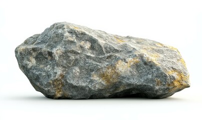 Ancient granite stone isolated on white background , ancient, stone, heritage