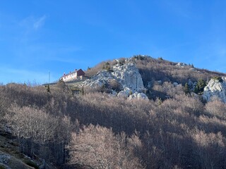 Zavizan Mountain Lodge or mountain hut Zavižan - Northern Velebit National Park, Croatia or die Bergh&uuml;tte Zavizan (Planinarski dom Zavižan - Nacionalni park Sjeverni Velebit, Hrvatska)