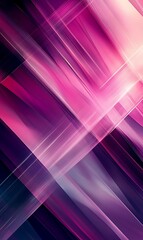 Fototapeta premium Diagonal lines and geometric patterns in soft pink and purple hues, creating a smooth and abstract gradient effect.