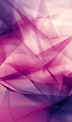 Obraz premium Abstract art with pink-purple tones, diagonal line accents, and geometric shapes for a stylish look