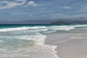 Outdoor view of Friendly Beaches on the east coast of Tasmania