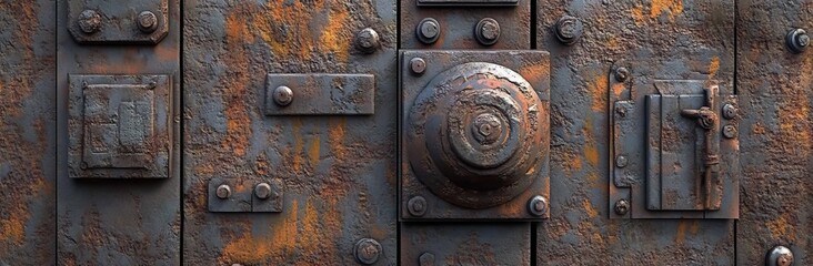 Fototapeta premium A horizontal design featuring a pattern and background of cement and concrete texture