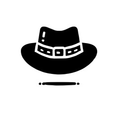 Stylish Fedora Hat Icon 