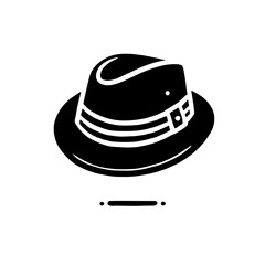 Stylish Fedora Hat Icon