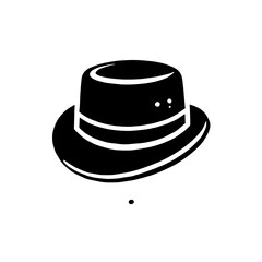Stylish Fedora Hat Icon 