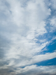 blue sky with clouds