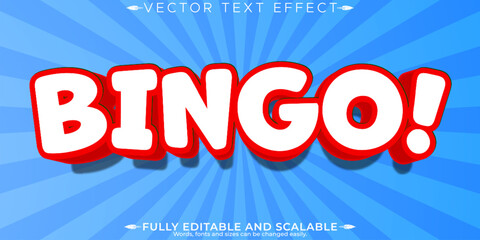 Editable text effect cartoon, 3d kid and funny font style