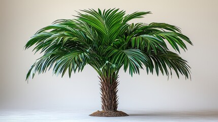 Obraz premium Stunning Indoor Chamaedorea elegans Palm Tree