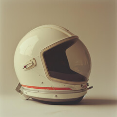 Fototapeta premium Experience the cosmos with our sleek astronaut helmet. Perfect for space lovers, its a blend of style and adventure.
