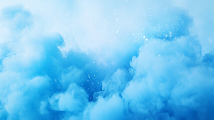 青い煙と霧の抽象的背景