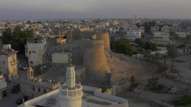 The heritage Tarut Castle is located in Qatif, Saudi Arabia
