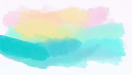 Exquisite Pastel Brushstroke Illustration Hand Painted Watercolor Masterpiece with a Vibrant, Textured Scene