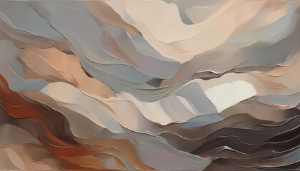Peaceful Pastel Scene Brown and Pastel Grey Tones Creating a Warm Atmosphere on a Subtle Background