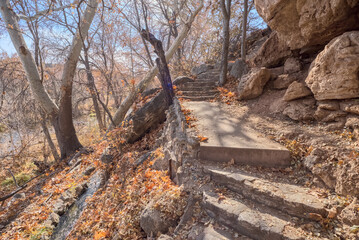 Pathway to Wet Beaver Creek at Montezuma Well AZ