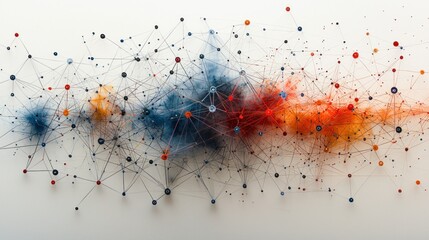 Abstract Network Connection Visualization: A Colorful Representation of Interconnectivity