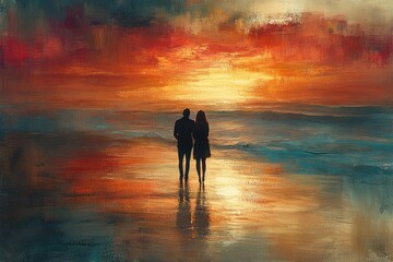 Happy couple taking a selfie on beach vacation enjoying ocean sunshine in Bahia El Salvador