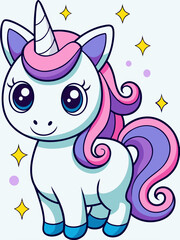 Tiny Unicorn with Sparkles