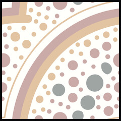 Colorful Geometric Abstract Art | Seamless Modern Pattern Design with Stylish Shapes for Vector Illustration, Interior, and Textile Decor