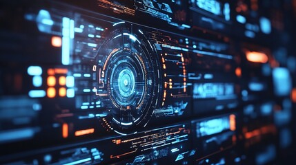 Obraz premium Dynamic Motion Graphics Background for Multimedia Projects