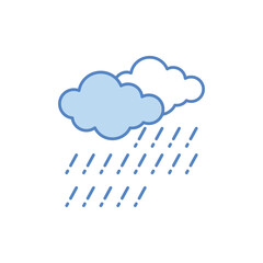 Heavy Rain vector icon