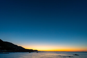 Fototapeta premium 和歌山県 すさみ町からの初日の出の風景 2025年
