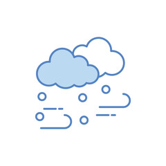 Heavy Snow vector icon