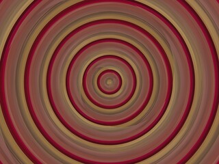 Abstract background with concentric circles in shades of red and brown, creating a hypnotic and textured effect.