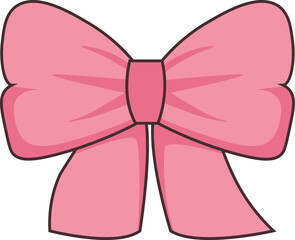 Handdrawn Ribbon Bow