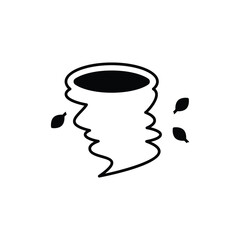 Tornado vector icon