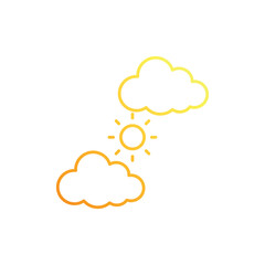 Clear Sky vector icon