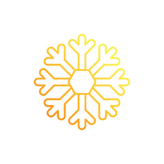Fototapeta premium Snowflake vector icon