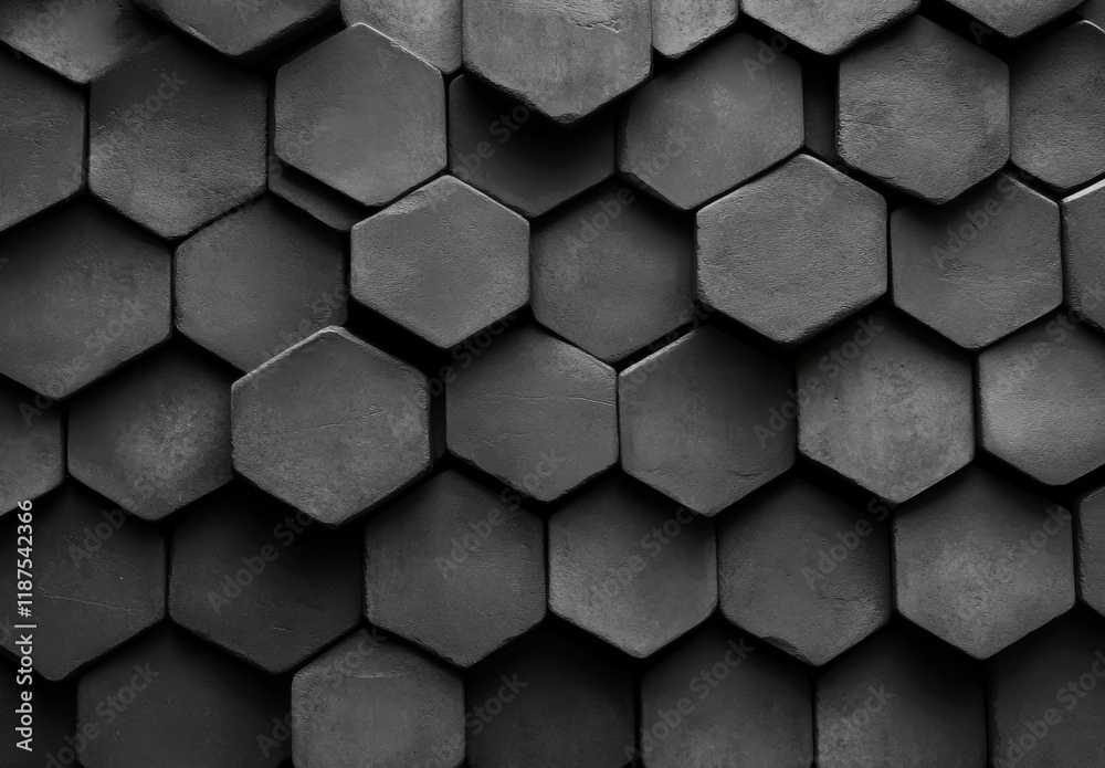 Poster this design presents an abstract pattern background incorporating a hexagon shape with a gradient ef